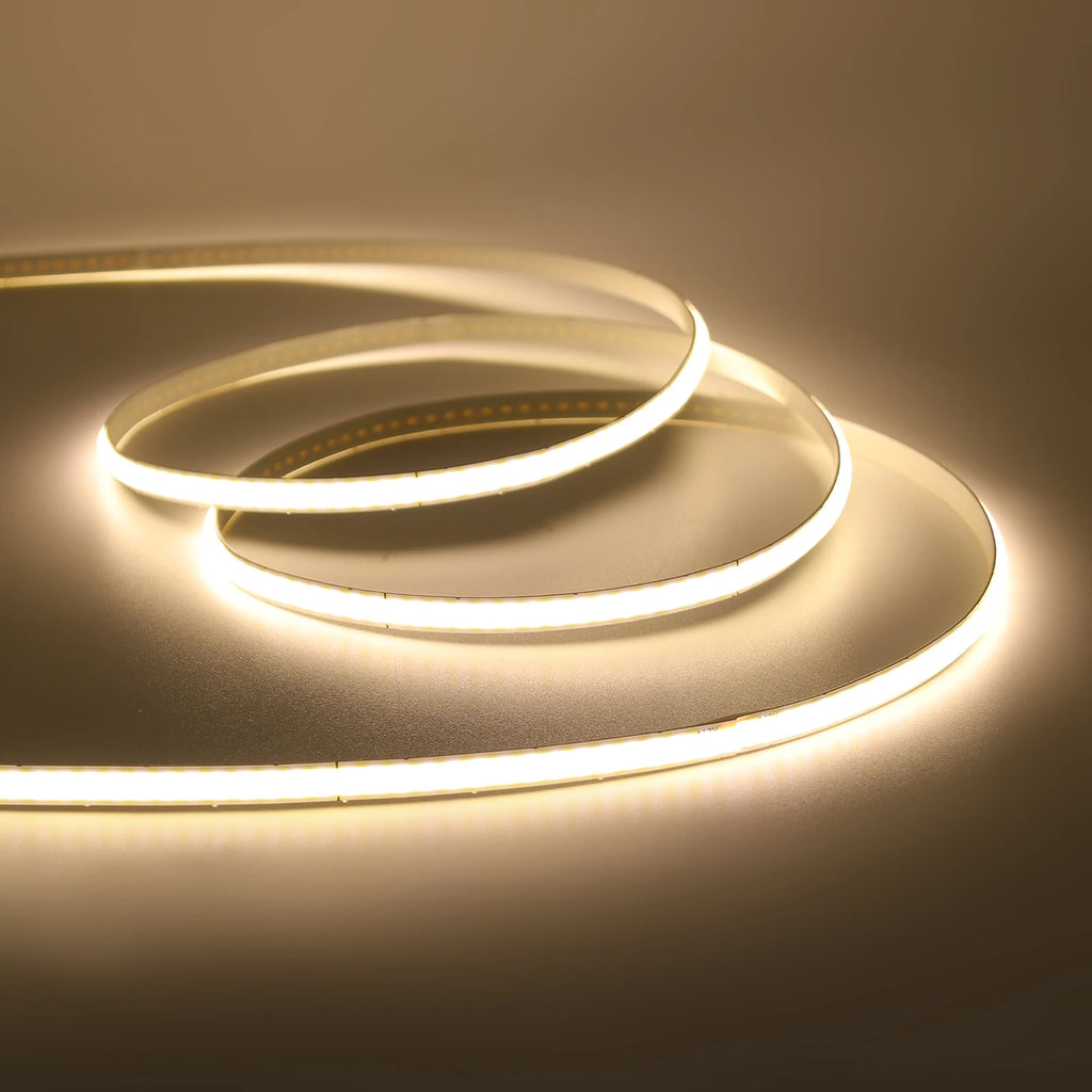 DC 12V COB Strip 320Leds/M Width 3MM 5MM 8MM White/Pink/Red/Yellow/Ice Blue/Green TV Backlight Flexible Ribbon Rope LED Light