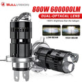 Bullvision H4 Bi Mini LED Projector Lens Car Bulb Auto Headl