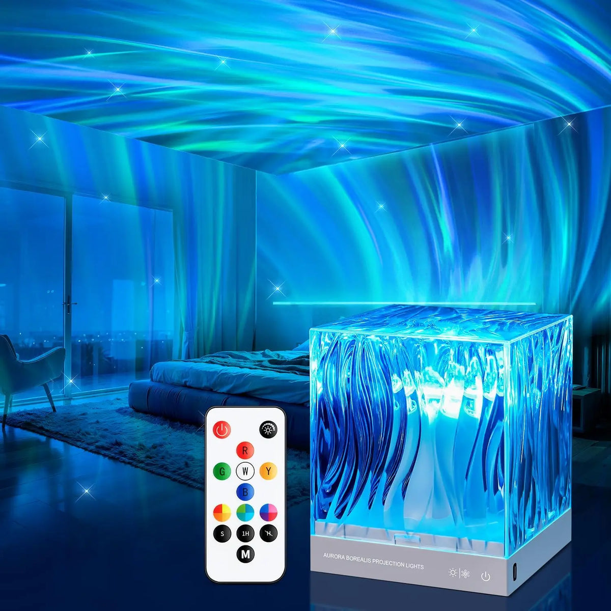 New Northern Light Starry Sky Projector Lamp Ocean Projector