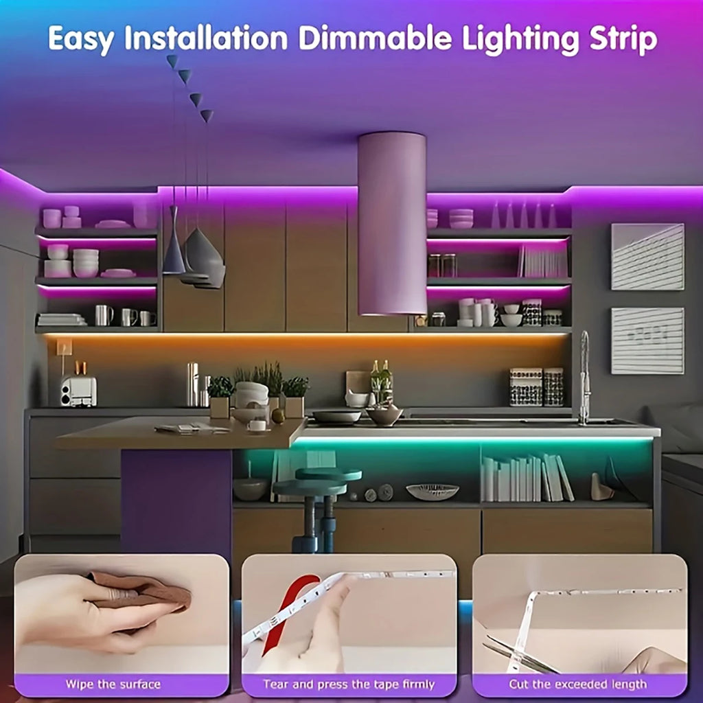 Led Strip Lights with 44 Key Remote Control 1m 5m 10m 20m RG