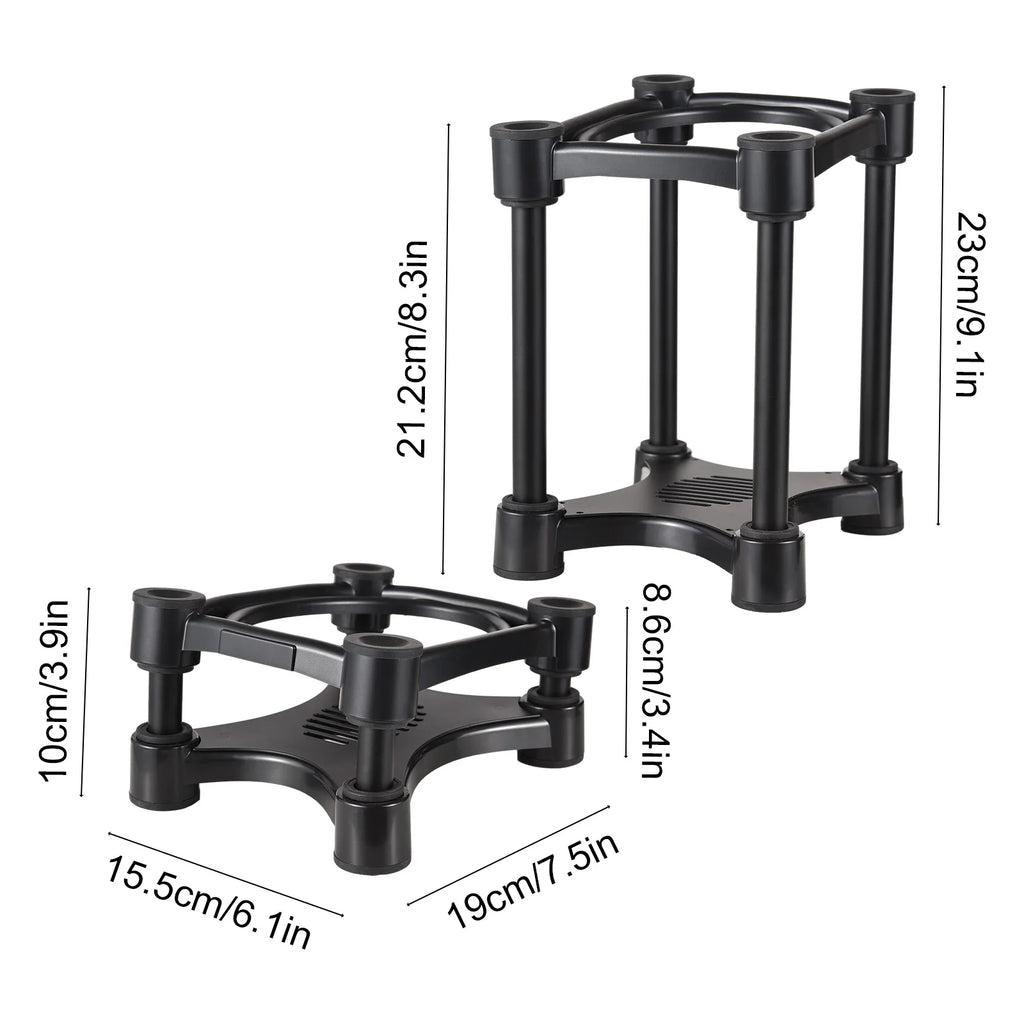 Desktop Speaker Stands Monitor Audio Bracket Shock Absorber 