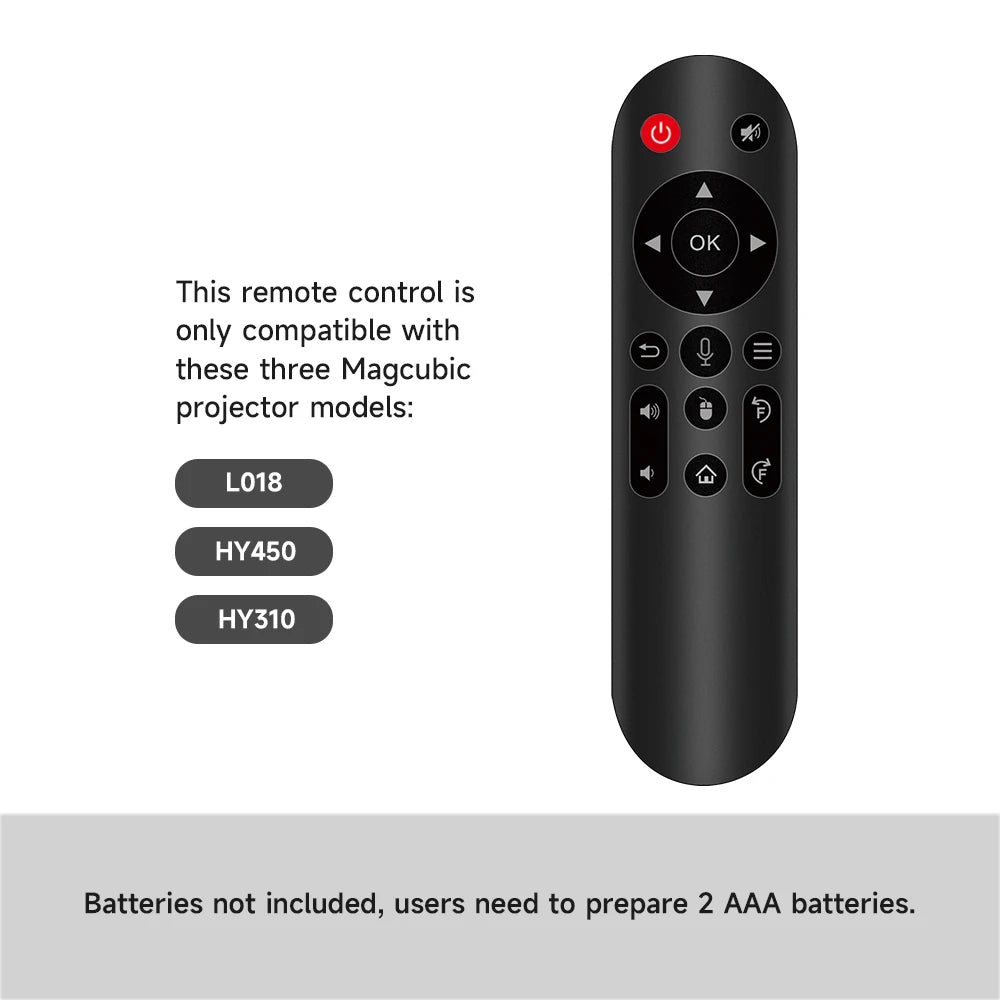 Magcubic Projector Remote Control Replacement 6-Axis Gyro Se