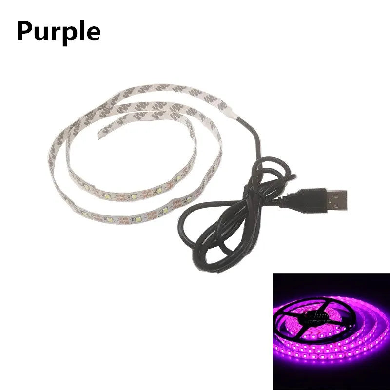 USB LED Strip Bra A Wall 5V IP65 Wall Lamp False Wall Luminaire Lamp Waterproof Ceiling Room Bathroom Light 50cm 1m 2m 3m 4m 5m