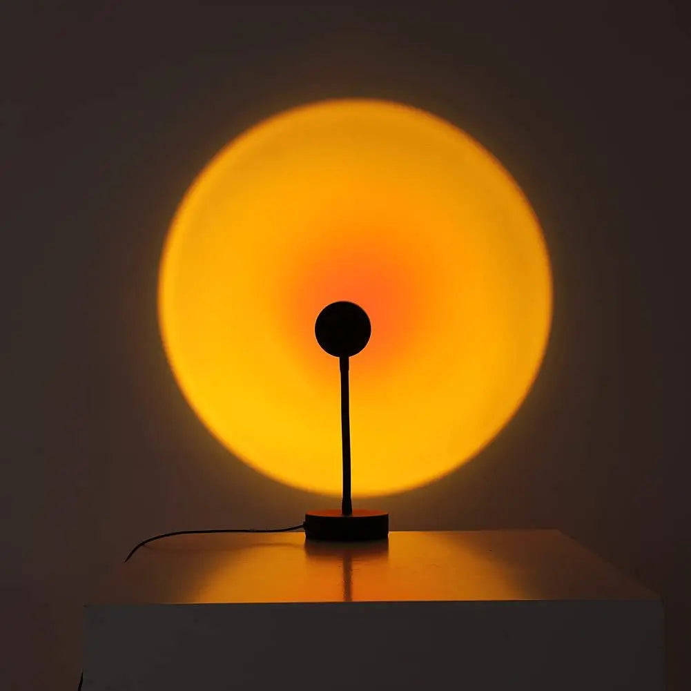 LED Sunset Lamp Nightlights USB Projector Birthday Party Dec