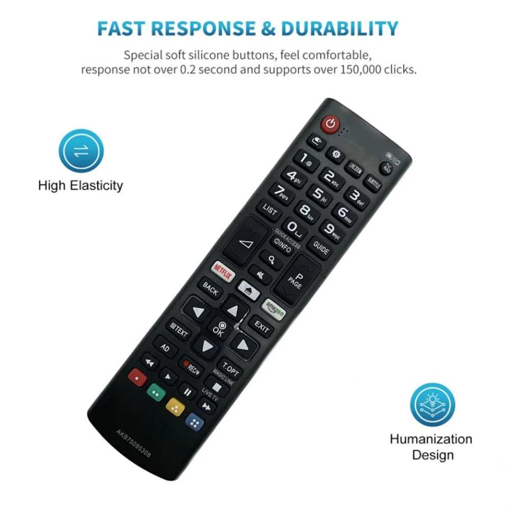 Smart TV Remote Control Replacement Netflix 43UJ6309 49UJ630