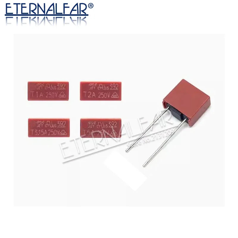 392 Plastic T2A Square Fuse T500MA T1A T2.5A T3.15A T4A T5A 