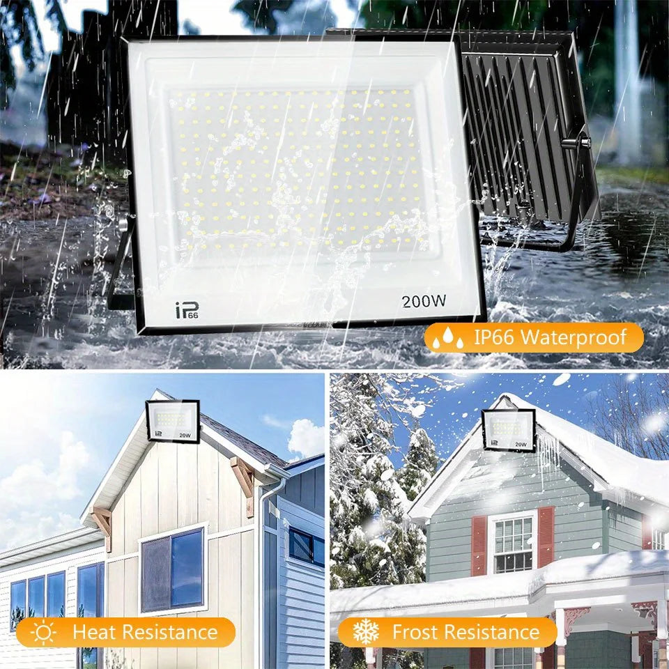 Led Floodlight 20-300W AC 110V 220V Outdoor Flood Light Stre