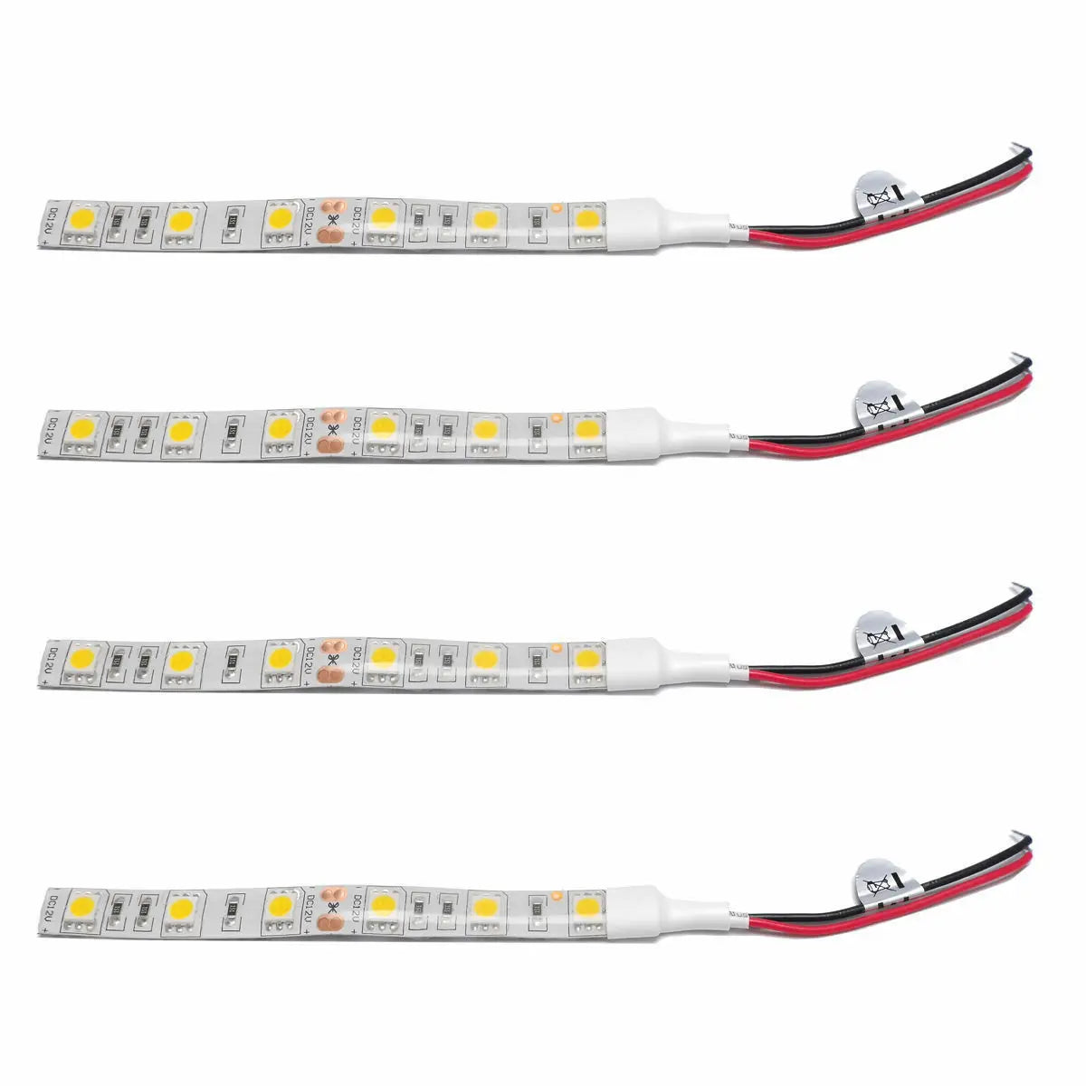 10pcs 12V 24V 10cm 20cm 30cm 50cm 1m 5m LED Flexible Strip S
