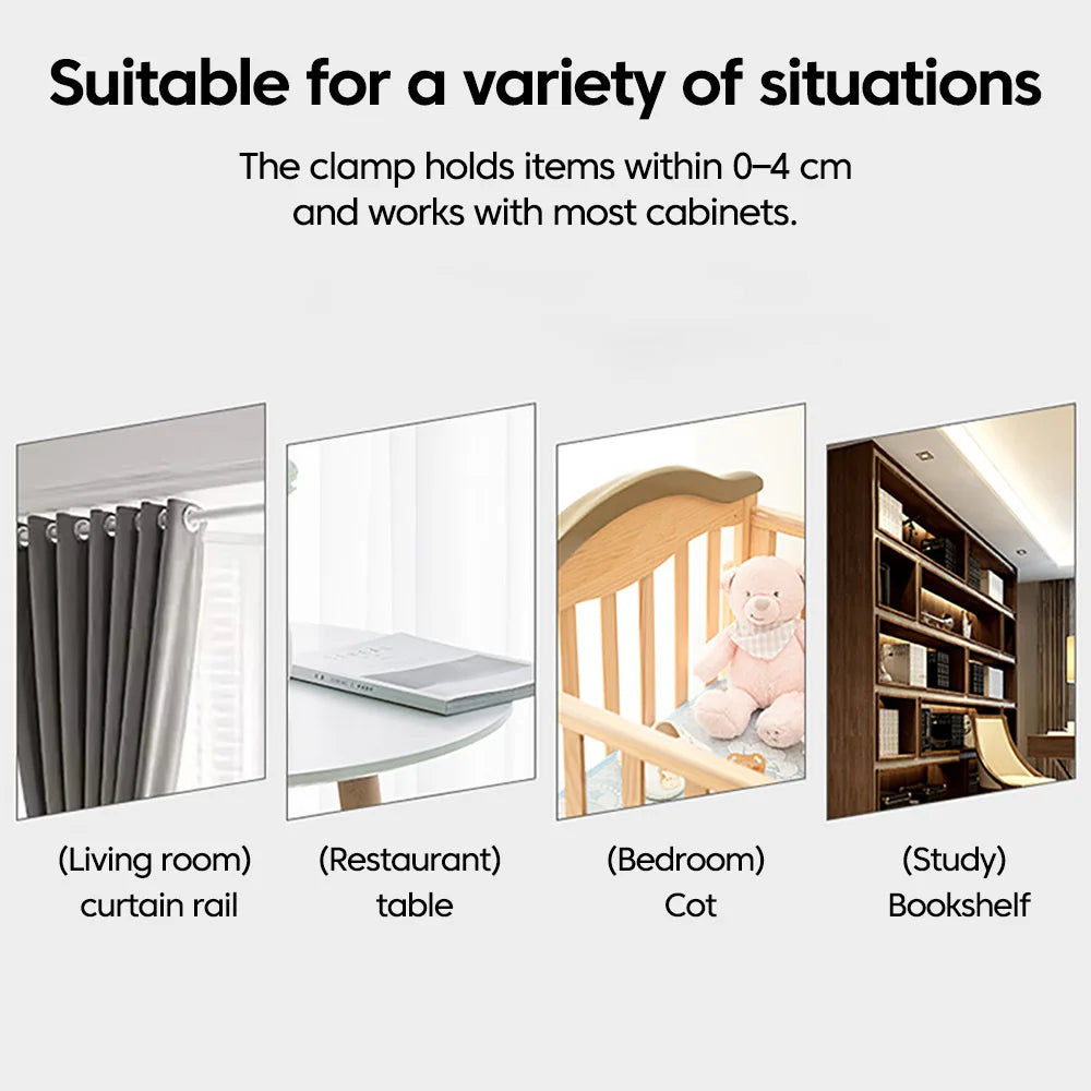 Protable Flexible Camera Clamp Mount Adjustable Baby Monitor