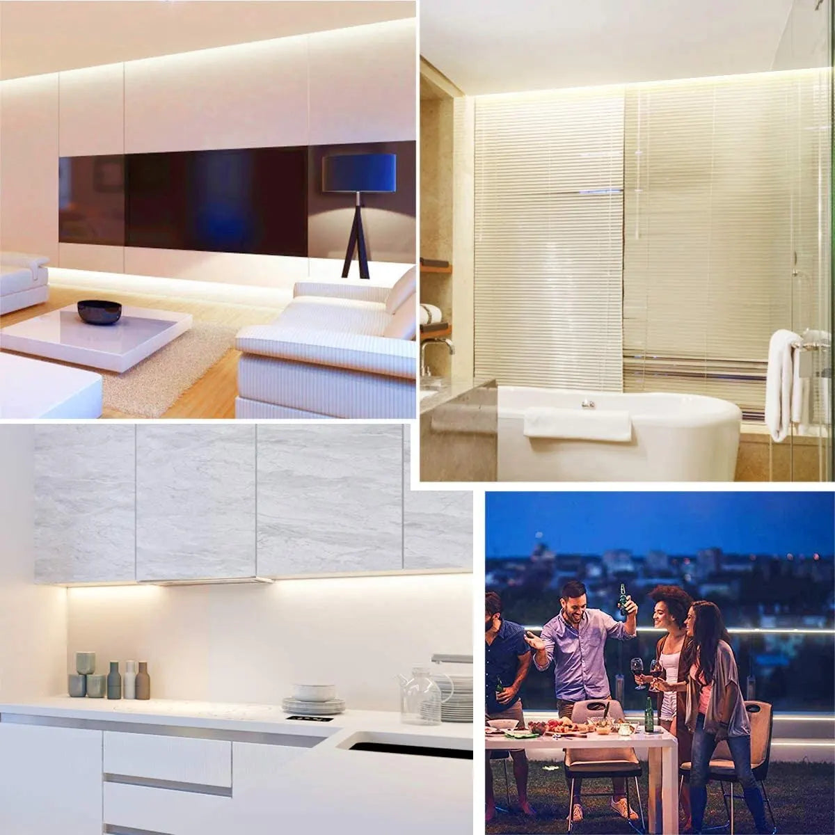 DC 5V USB LED Lights Strips 2835 White Warm White Strip LED 