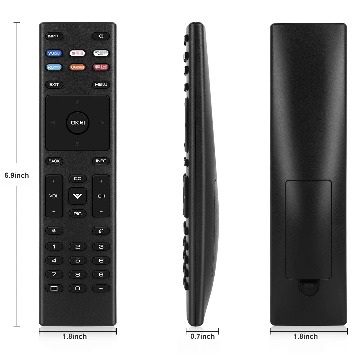 XRT-136 Universal Remote Control for All Vizio LED LCD HD 4K