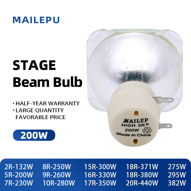 Stage Light 200W 5R / 7R 230W Metal Halide Lamp Moving Beam 