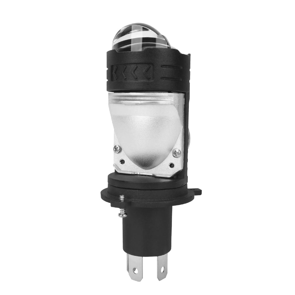 1/2pcs H4 LED Motorcycle Headlight Bulbs Super Bright Spotlight 12V Hi/Lo Beam Lamp White 6000K DRL Projector Lens