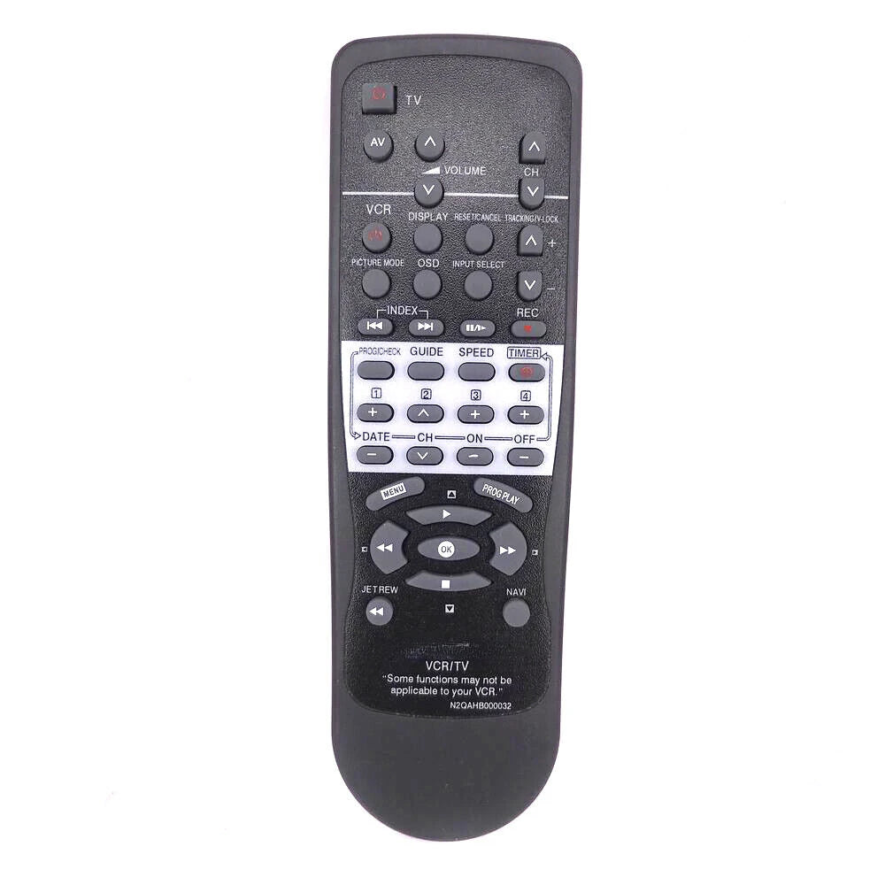 New Replacement N2QAHB000032 For PANASONIC Universal TV VCR 