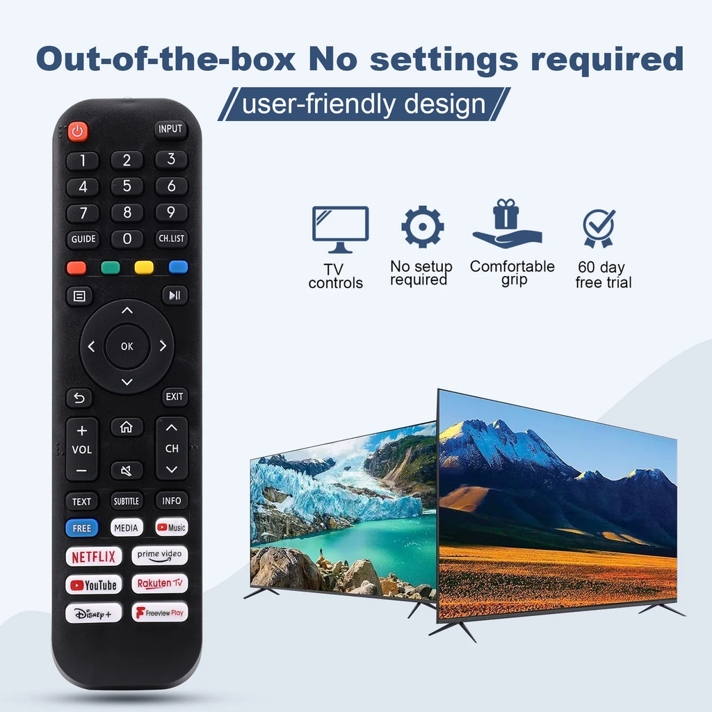 Universal for All Hisense-TV-Remote Control Compatible with 