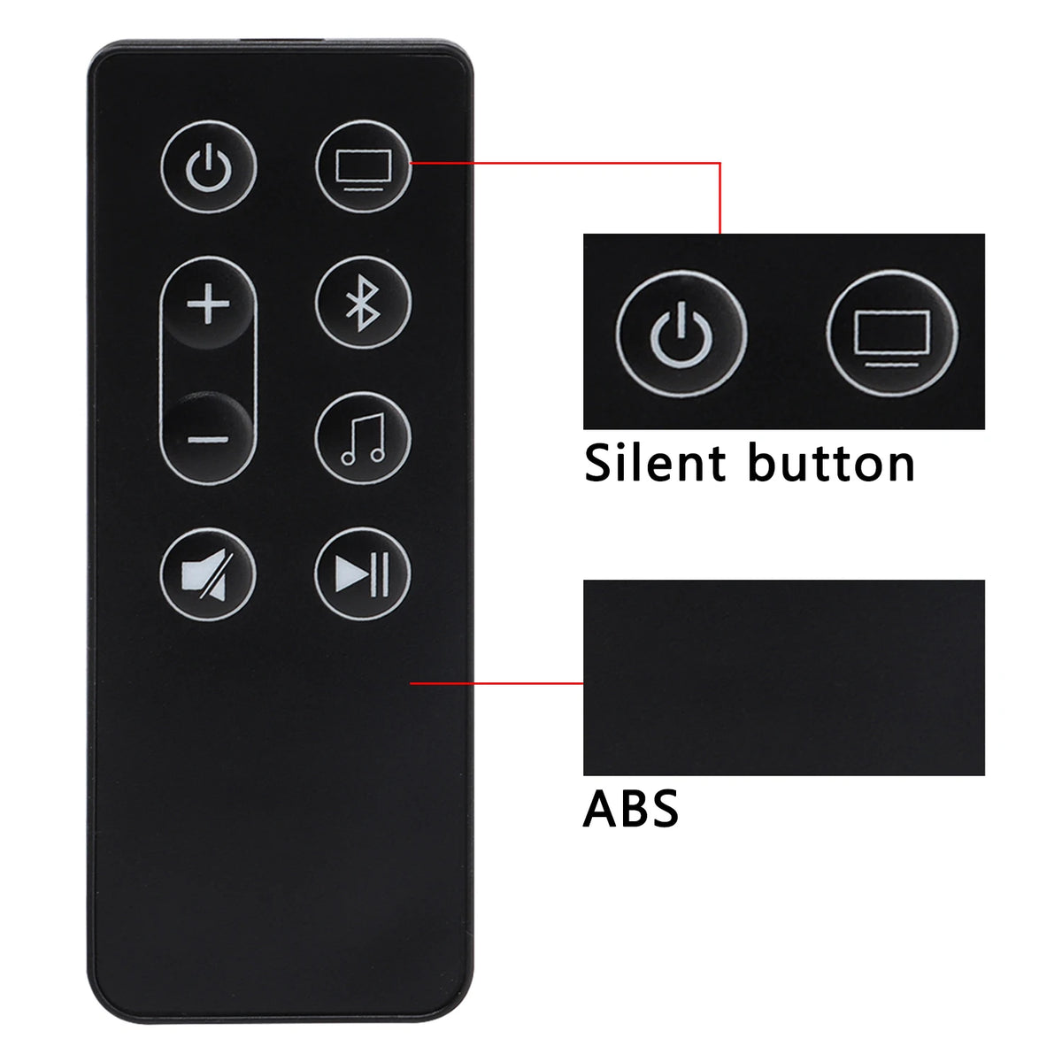 New Remote Control Use for Bose Smart Soundbar 300 Music Pla