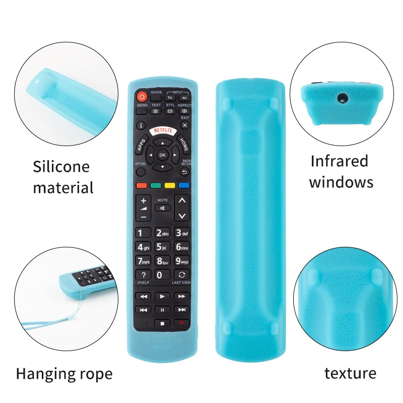 Silicone Case for Universal Remote Control Compatible with A