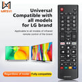 MRSVU Universal Remote Control AKB75095307 Compatible for LG