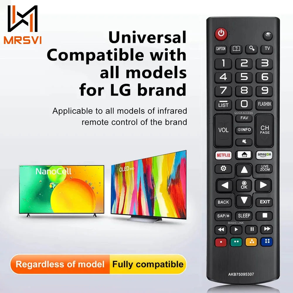 MRSVU Universal Remote Control AKB75095307 Compatible for LG