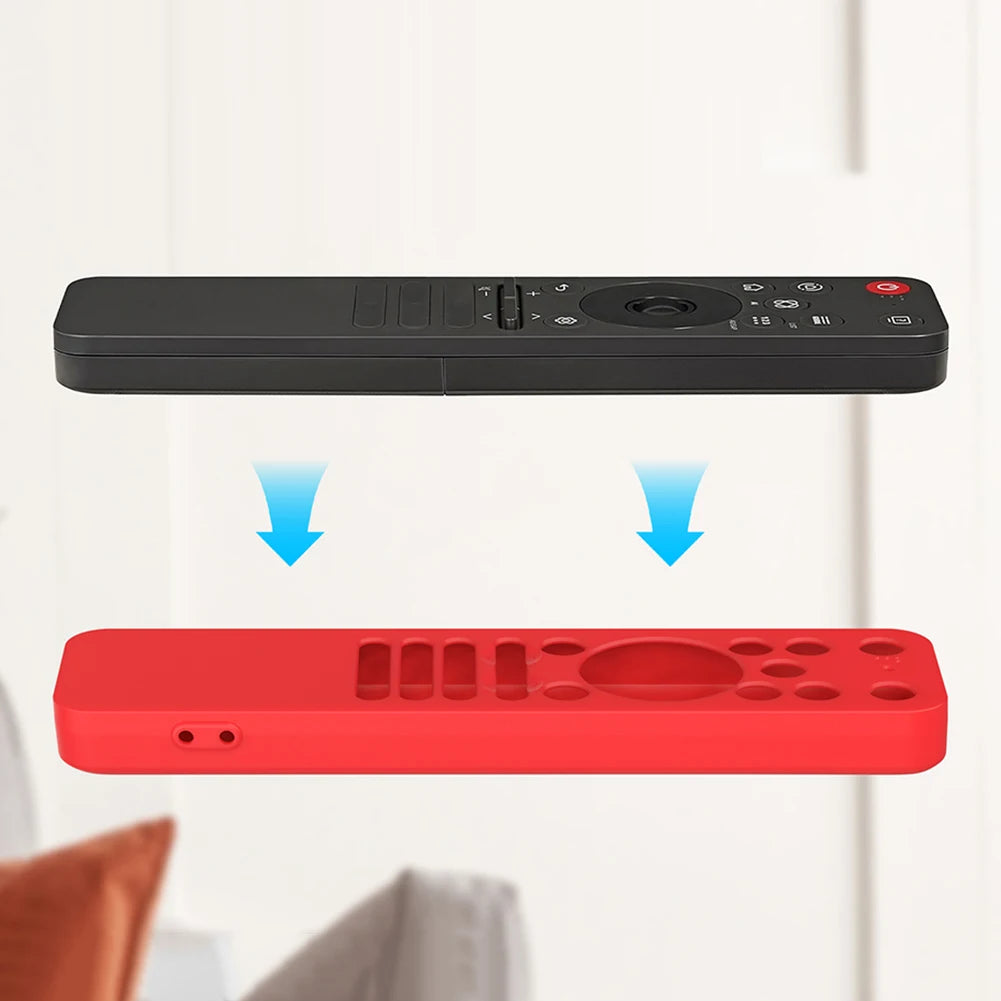 TV Remote Control Cover Anti-Slip Silicone Case Lightweight 