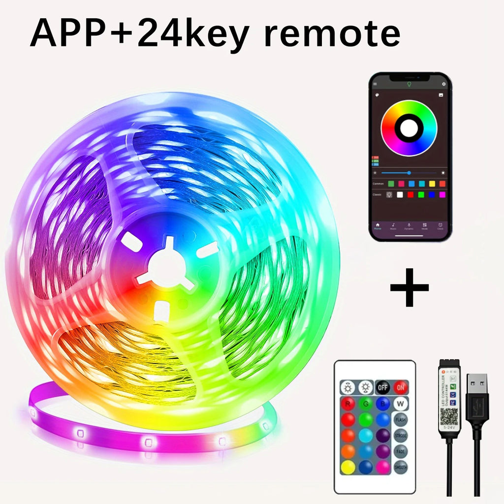 5V USB Led Strip Lights 5m 10m 20m 30m Led Room Light Flexible Ribbon Luces Led Tape for Home Room Bedroom Decor TV Backlight