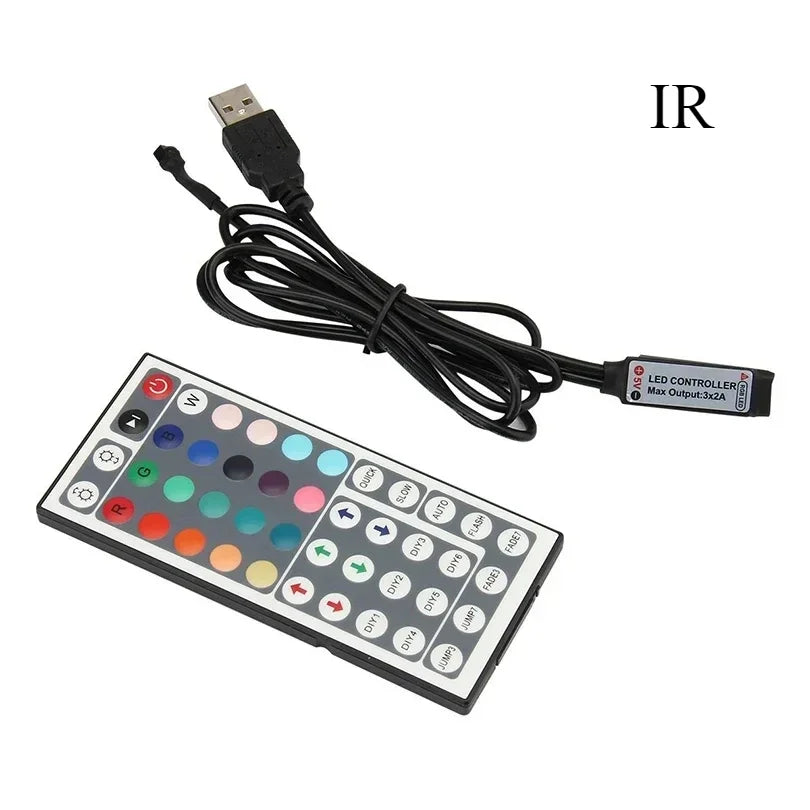 5V LED Strip USB Bluetooth 3 24 44 Keys RGB Controller IR Remote Control Dimmer for 5050 2835 RGB LED Strip Light TV Backlight