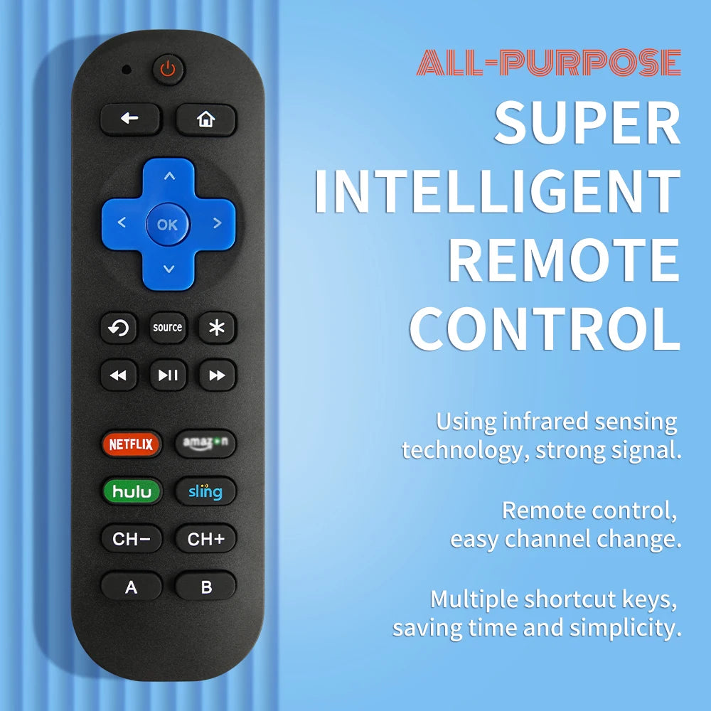 Replacement Remote Control - Compatible with Roku Express Pr