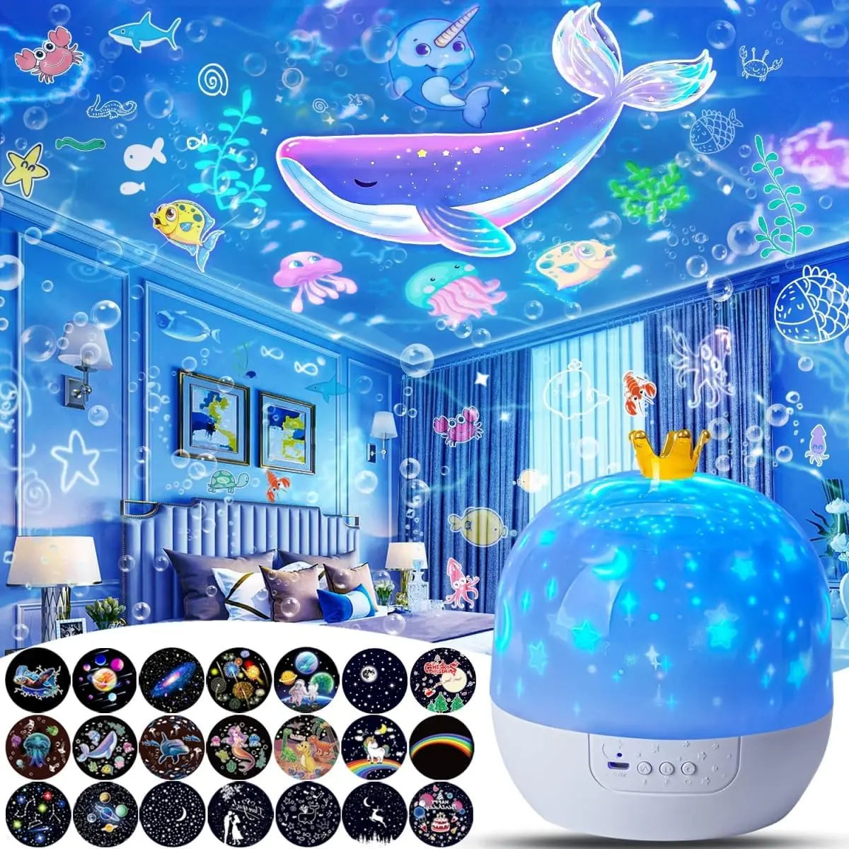 Star Galaxy Projector 21 in 1 Starry Sky Projector with 360 Rotating Timer Atmosphere Lamp for Kids Birthday Xmas Gifts Decor