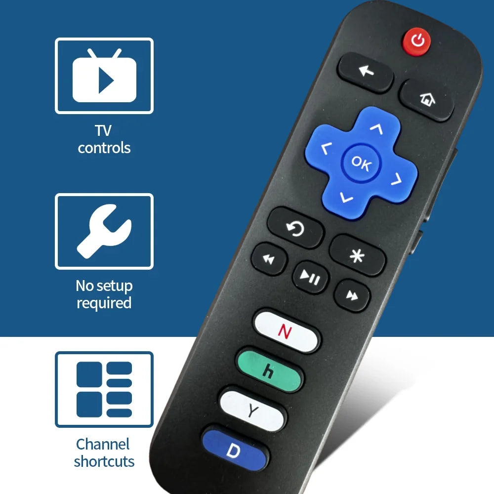 RC280A Replacement Remote Applicable for TCL Roku TV 55UP120