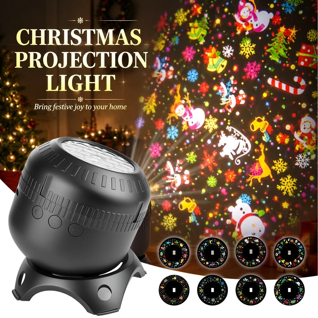 8 IN 1 360 Rotating Star Ocean Projector Light USB Powered M