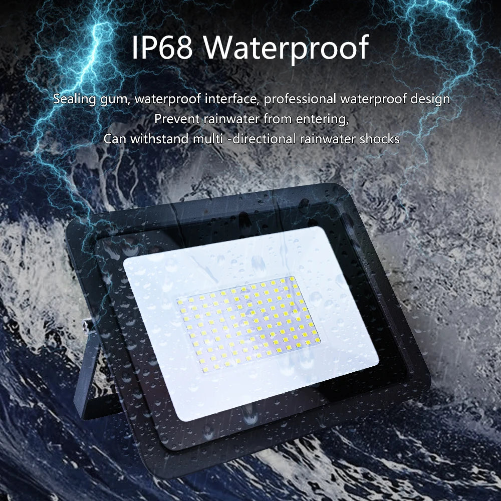 LED Flood Light 10W 20W 30W 50W 100W 220V IP68 Waterproof Ou