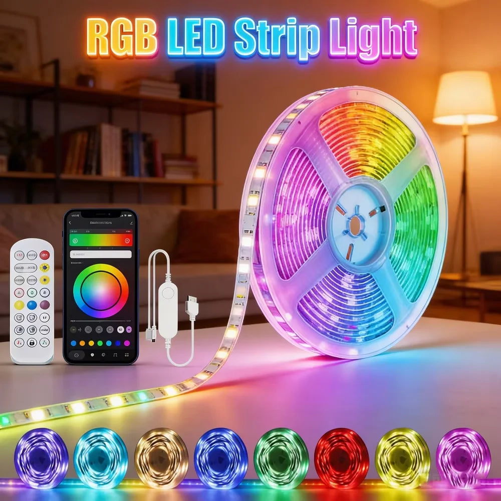 Led Strip Lights with 44 Key Remote Control 1m 5m 10m 20m RG