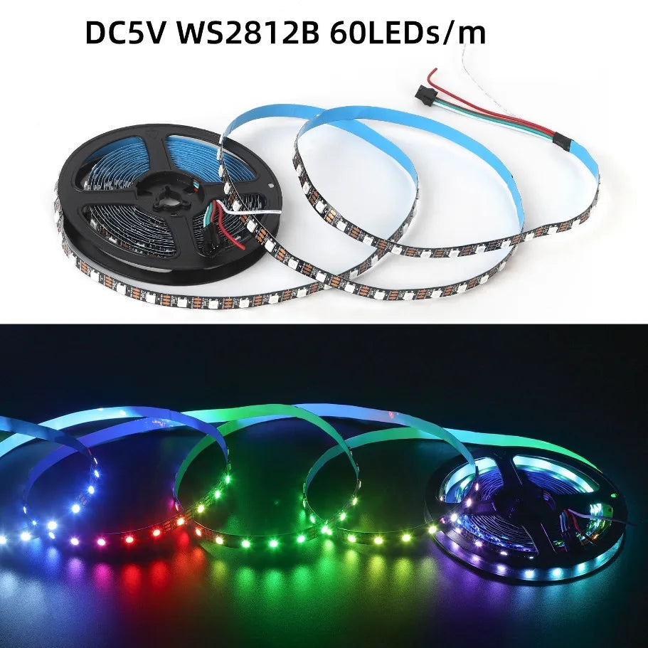 WS2812B 5050 RGBIC 5V Smart LED Strip Individually Addressab