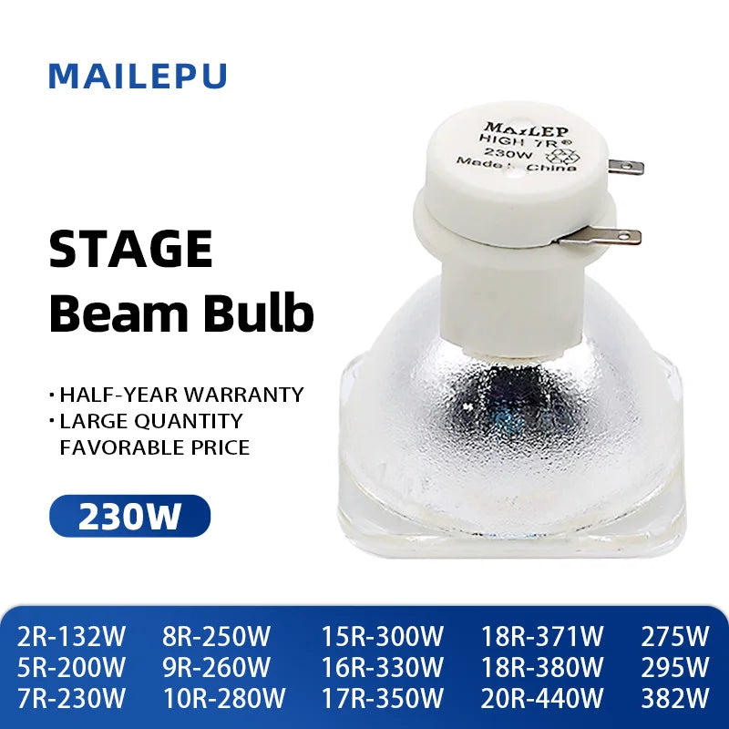 Stage Light 200W 5R / 7R 230W Metal Halide Lamp Moving Beam 