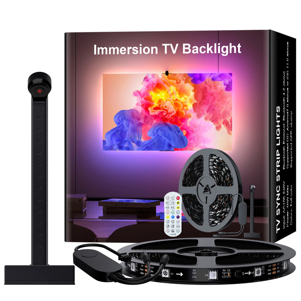 TV LED Backlight With Camera Ambient Strip Light Immersion L