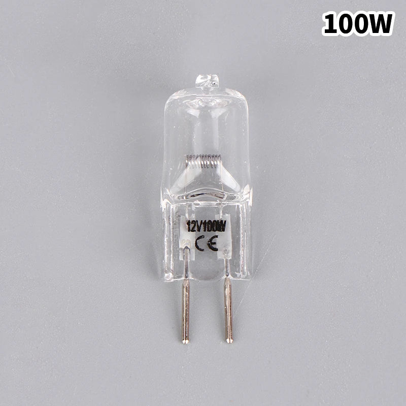 1pcs 12V G6.35 35W 50W 75W 100W Halogen Lamp Beads Suitable For Aromatherapy Lamp Crystal Lamp Projector 2pin Bulb
