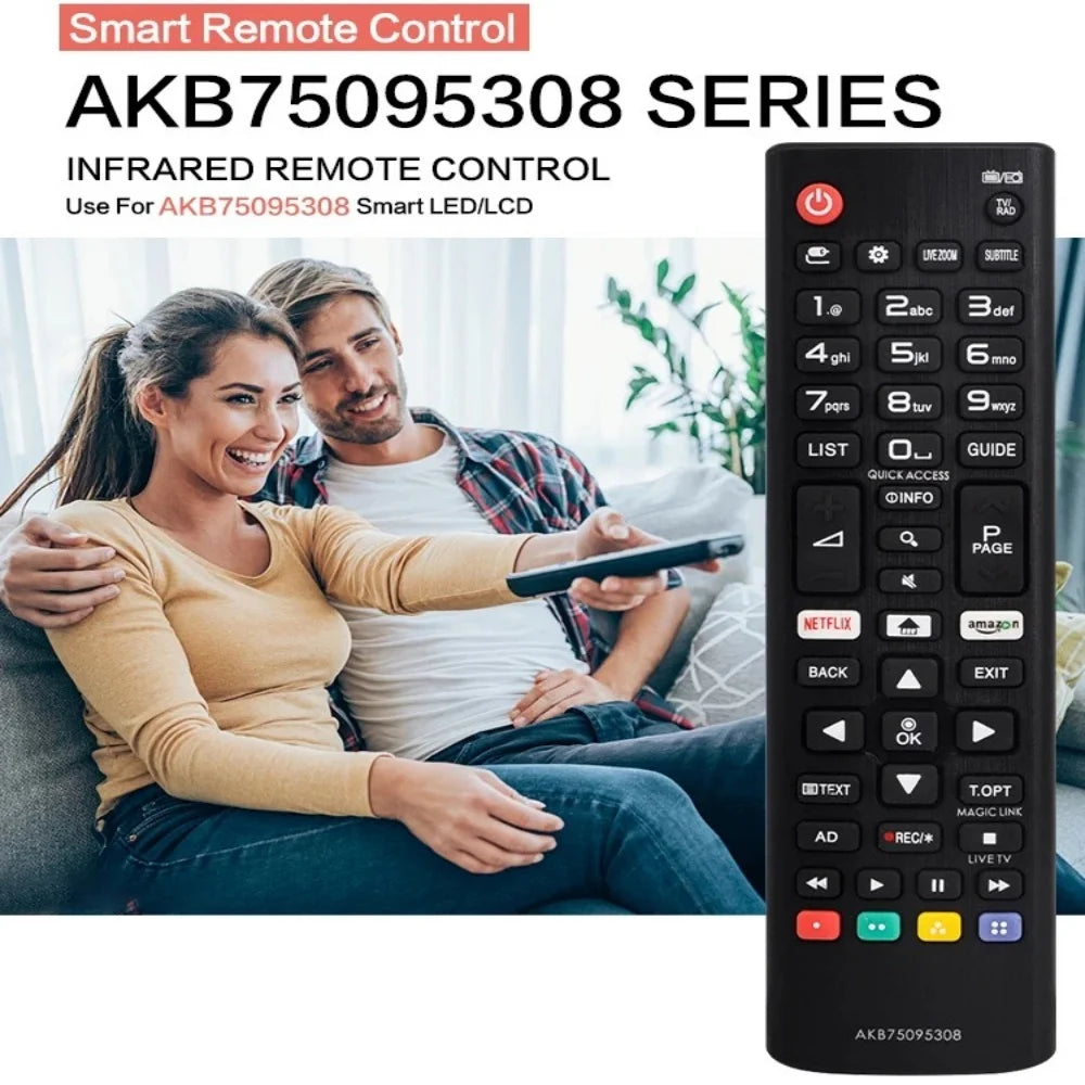 Universal Remote Control AKB75095308 ABS High Quality For LG
