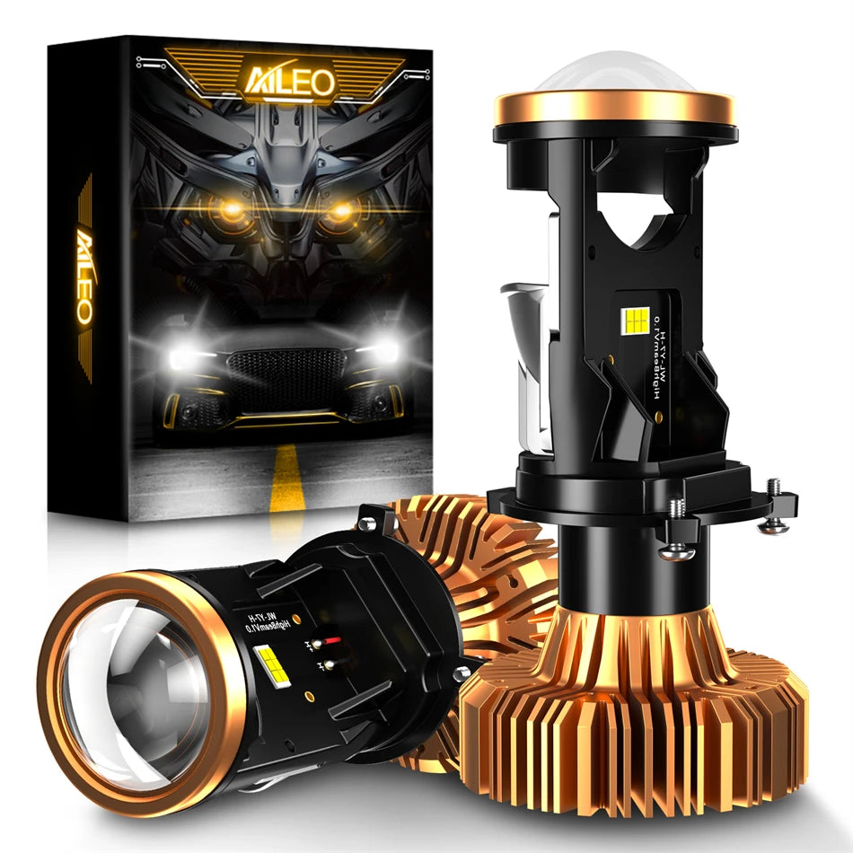 AILEO H4 9003/HB2 Led Headlight Bulbs Canbus 20000LM With Mi