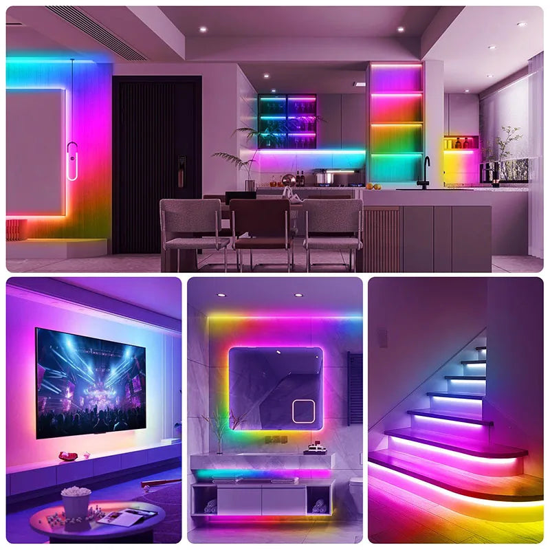 RGB LED Strip Lights 5V USB TV Backlight Music Sync Color Ch
