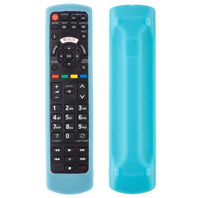 Silicone Case for Universal Remote Control Compatible with All Panasonic TVs Plasma Viera HDTV 3D LCD LED TV/DVD Player/AV R