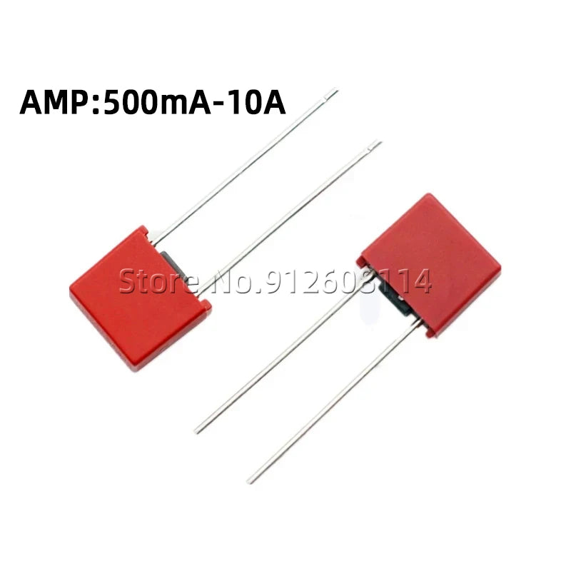 20Pcs 392 Square Fuse 0.5A 1A 2A 2.5A 3.15A 4A 5A 6.3A 8A 10