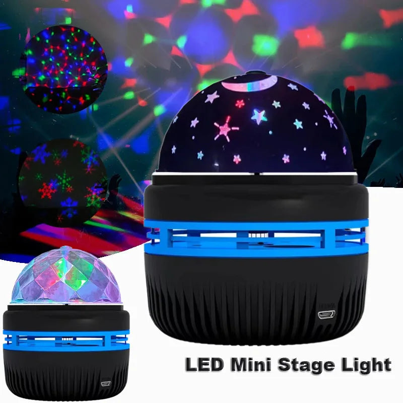 USB LED Aurora Projection Lamp Remote Control Electronic Lum