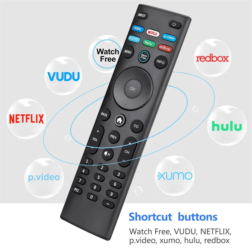 Universal Replacement XRT140 Remote Control for VIZIO All LE