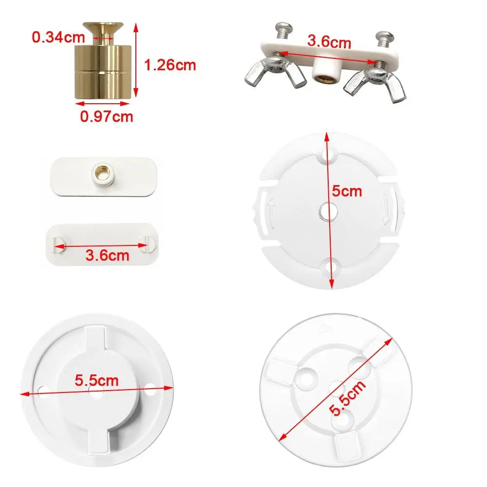 With 1/4 Screw 360 Rotation Mini Camera Holder No Punching A