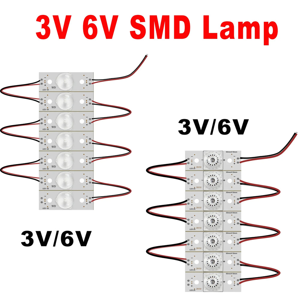 LED Beads 3v 6v 20-120 inch LED TV Repair LCD TV Led Bead 3V