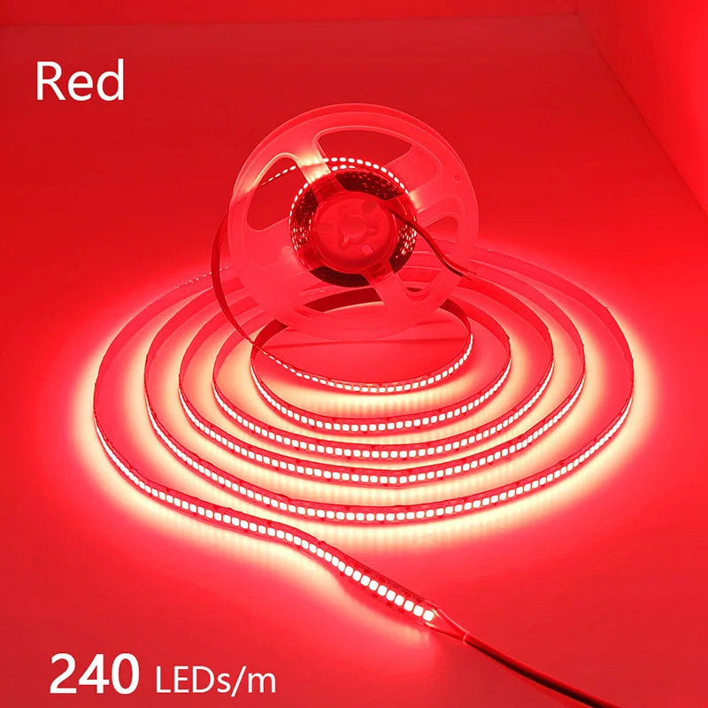 2835 5M 300 600 1200LEDs LED Strip DC12V 24V 120LEDs/m Home Waterproof IP65 Lamp Strip Flexible And Cuttable Soft Lamp Bar