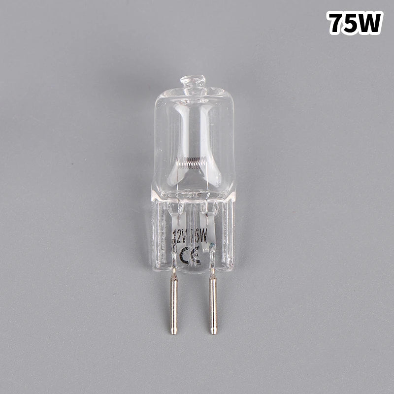 1pcs 12V G6.35 35W 50W 75W 100W Halogen Lamp Beads Suitable For Aromatherapy Lamp Crystal Lamp Projector 2pin Bulb