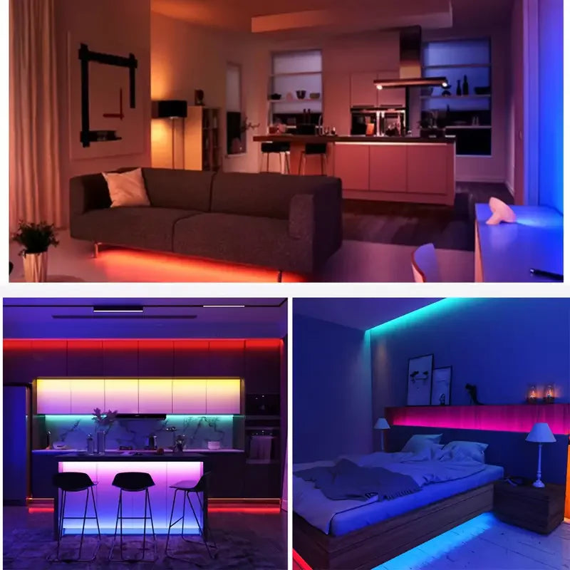 RGB 5050 Led Lights for TV 3 Key Control Led Strip USB 5V Ta