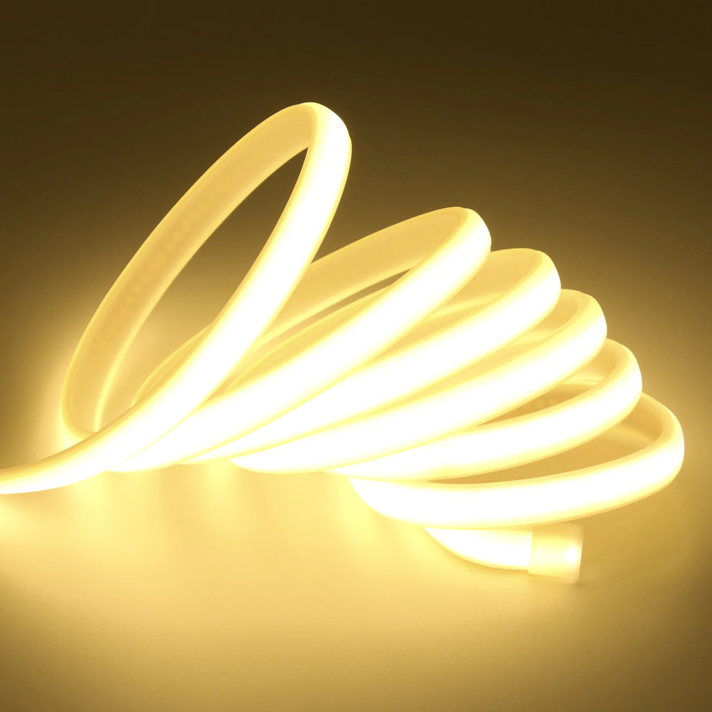 Waterproof Flexible COB Neon Light DC 12V 24V Milky White 30