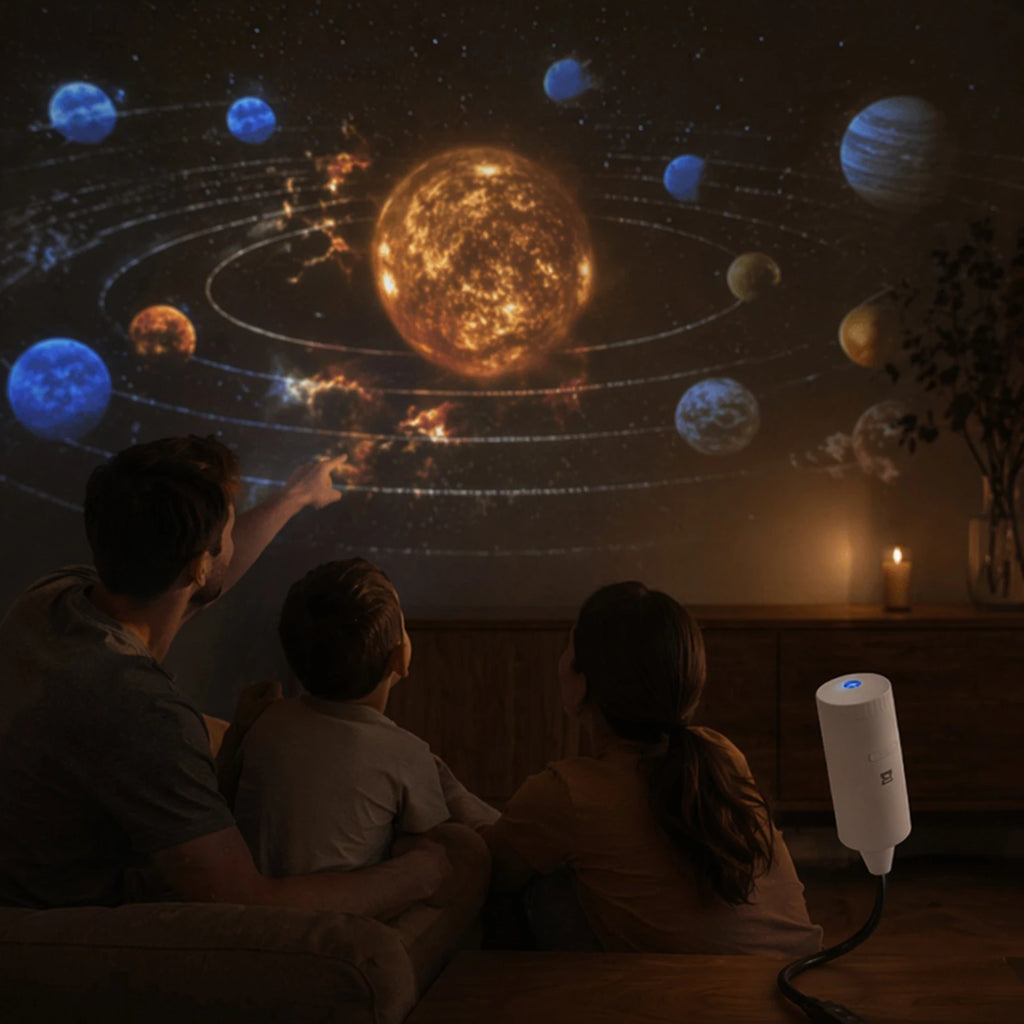 Galaxy Ambient Projector Lamp Plug and Play & Versatile Chan